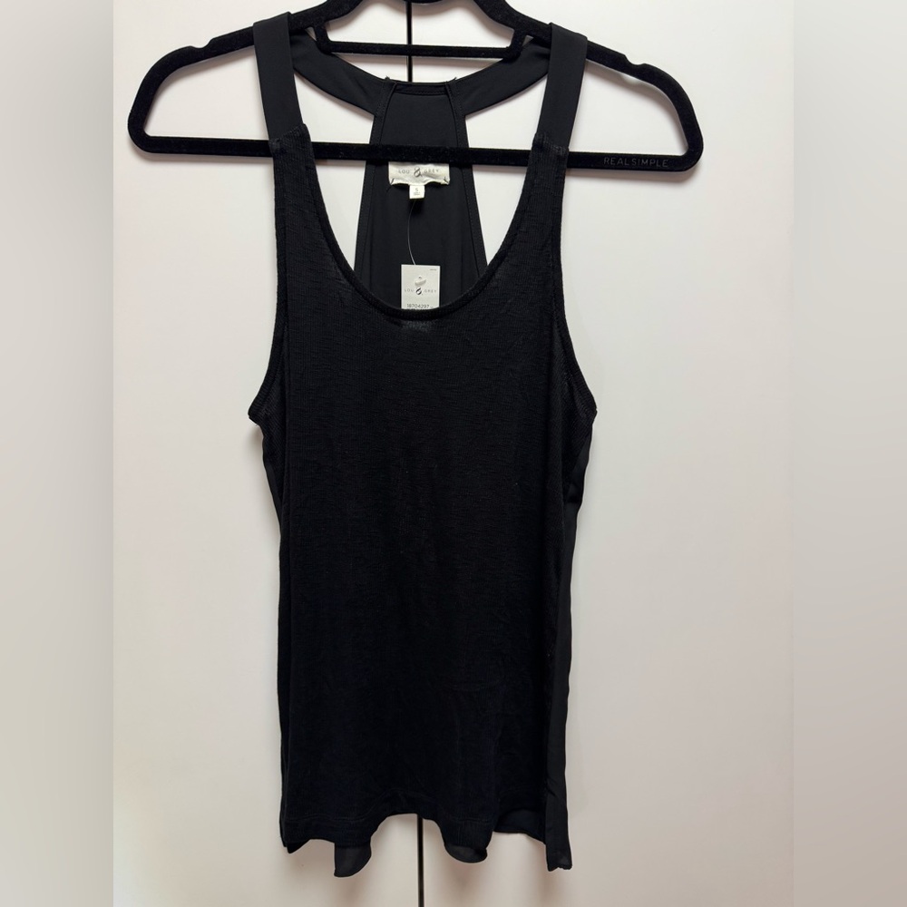 NWT Blouse Tank Top Black Size Small